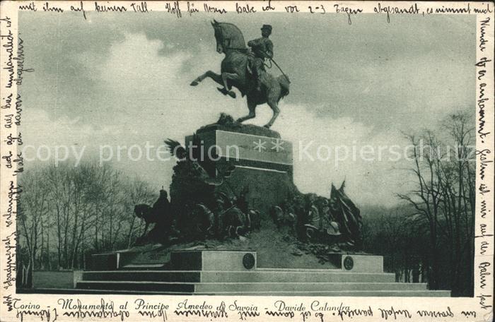 Torino Monumento al Principe Amedeo di Savoia