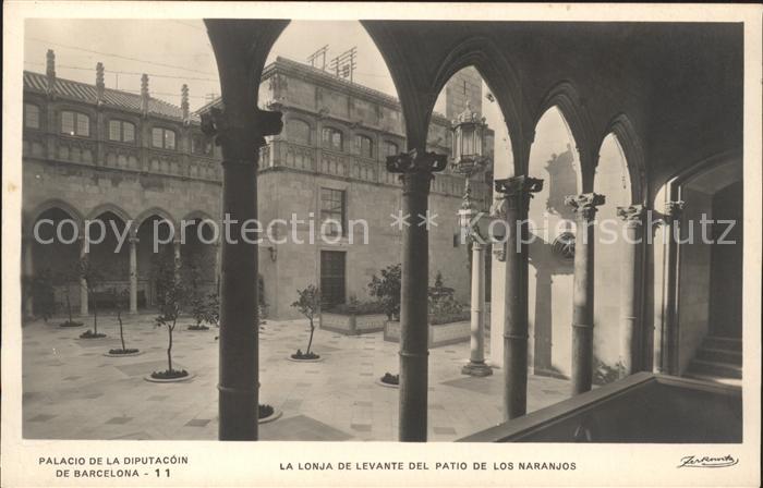 Barcelona Cataluna Palacio de la Diputacion La Lonja de Levante del Patio de los