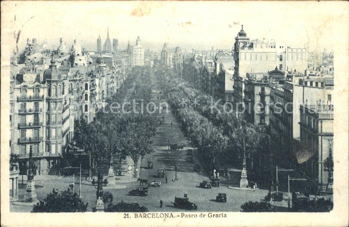 Barcelona Cataluna Paseo de Gracia