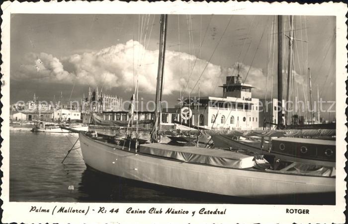 Palma de Mallorca Casino Club Nautico y Catedral Segelboot