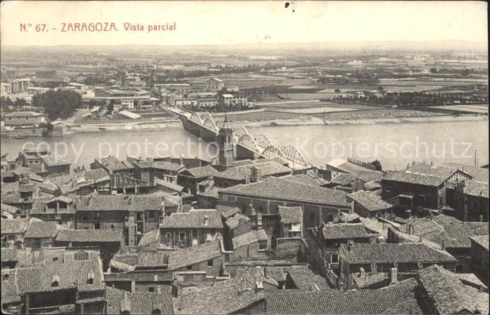 Zaragoza Saragossa Espana Vista parcial