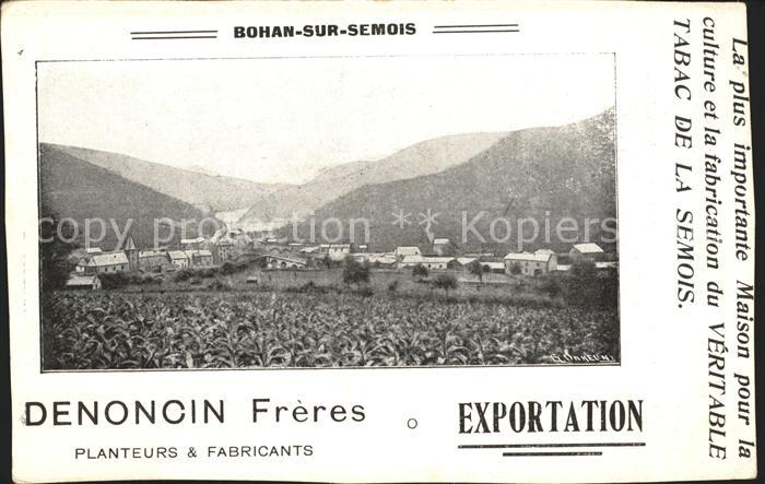 Bohan-sur-Semois Denoncin Freres Planteurs et Fabricants