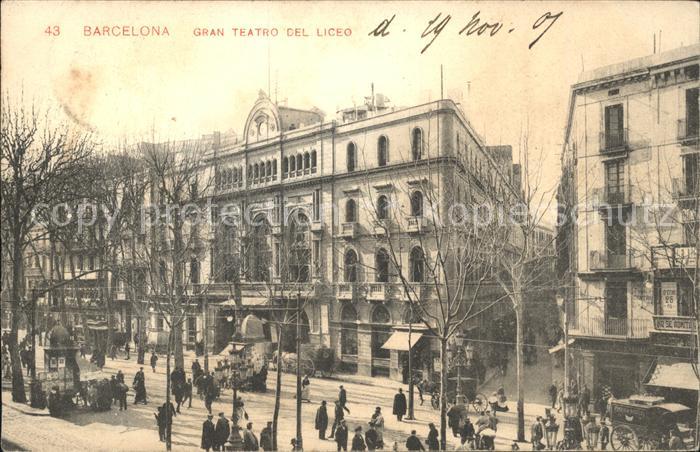 Barcelona Cataluna Gran Teatro del Liceo