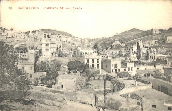 Barcelona Cataluna Barriada de Vallcarca