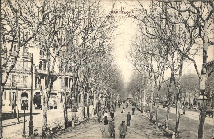 Barcelona Cataluna Paseo de Gracia