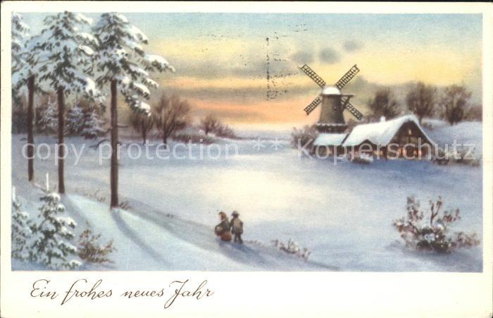 Windmuehle Neujahr