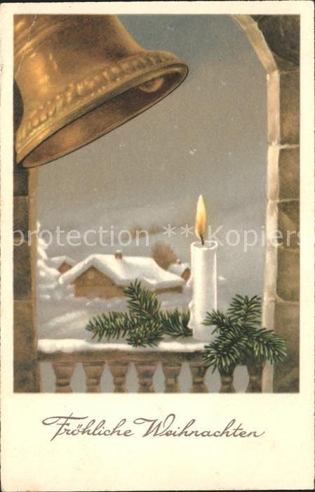 Kirchenglocke Churchbell Cloche Eglise Kerze Weihnachten
