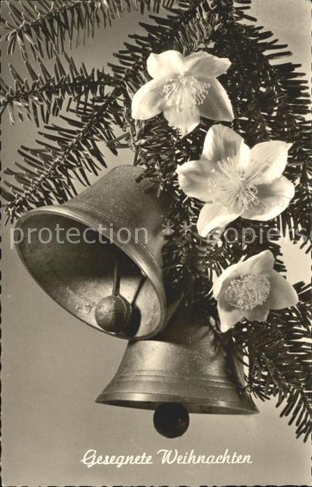 Kirchenglocke Churchbell Cloche Eglise Schneerosen Weihnachten