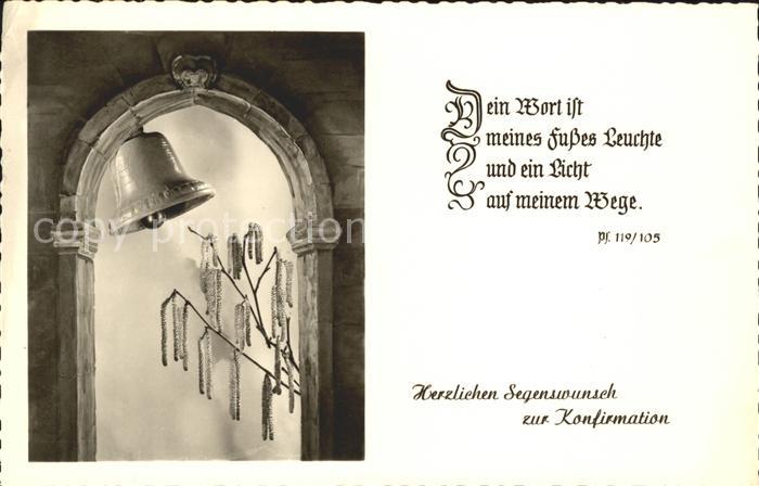 Kirchenglocke Churchbell Cloche Eglise Konfirmation Hasel Psalm
