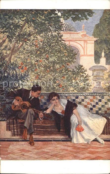 Verlag Salon de Paris Nr. 394 Andalousie H. Zo. Gitarre Paar