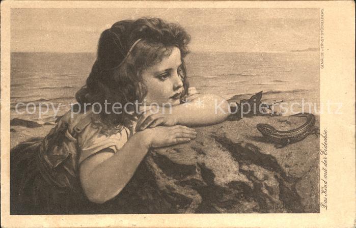 Stueckelberg Ernst Das Kind mit der Eidechse