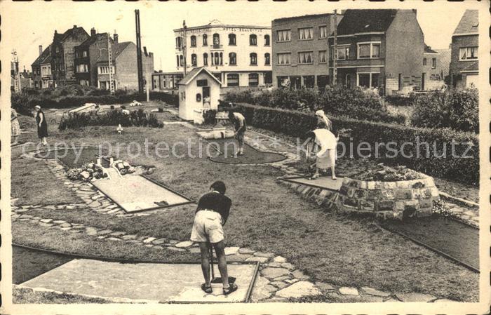 Minigolf Bredene sur Mer Golf miniature