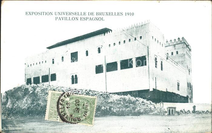Exposition Universelle Bruxelles 1910 Pavillon Espagnol