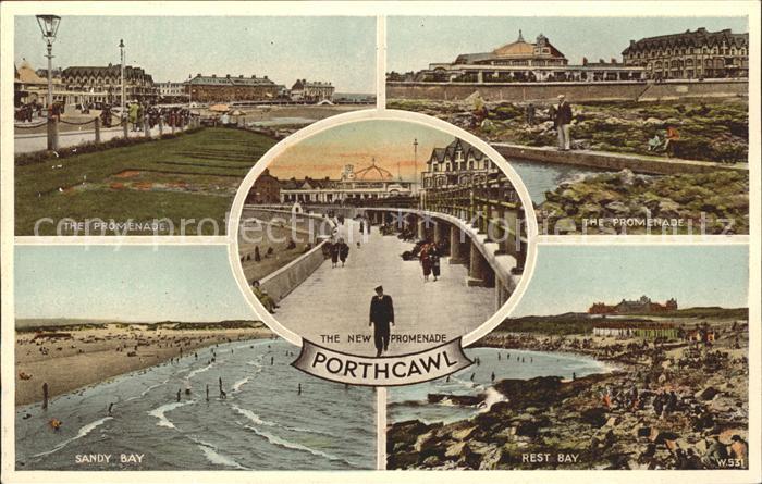 Porthcawl Promenade Sandy Bay Rest Bay