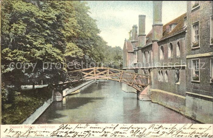 Cambridge Cambridgeshire Queen's Bridge
