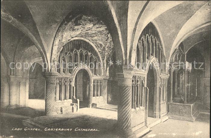 Canterbury Kent Lady Chapel Cathedral