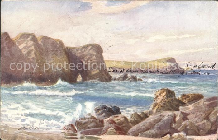 Norton Fitzwarren Coast Kuestenlandschaft Kuenstlerkarte