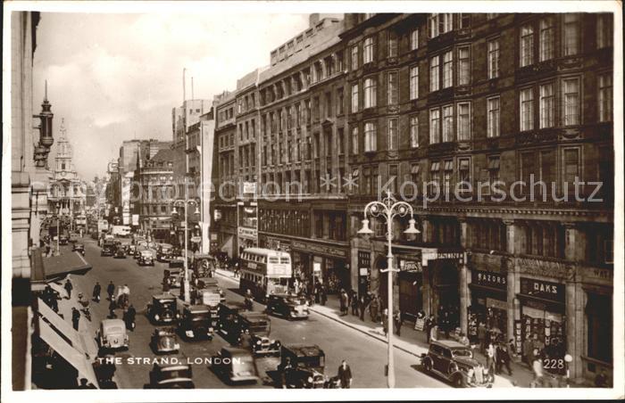 London The Strand Traffic Doppeldeckerbus Excel Series