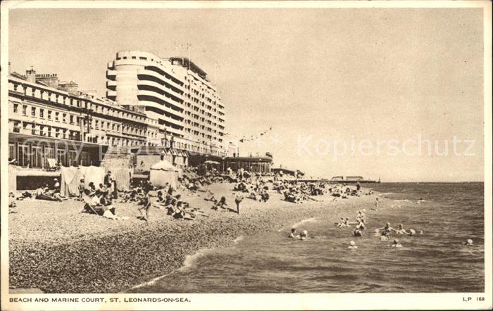 St Leonards on Sea Beach and Marine Court