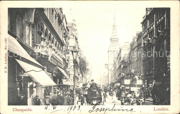London Cheapside Traffic