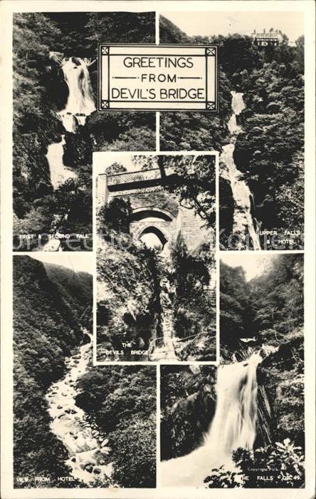 Kirkby Lonsdale Devil's Bridge Water Falls Hotel