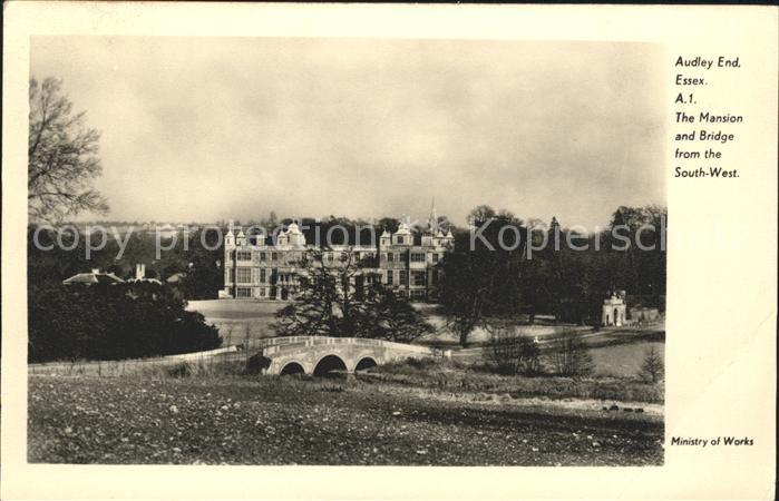 Saffron Walden Audley Audley End House Mansion Bridge