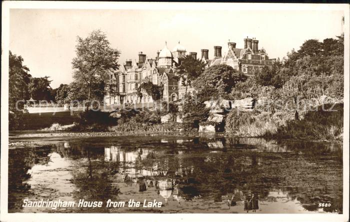 Sandringham Norfolk Sandringham House from the Lake