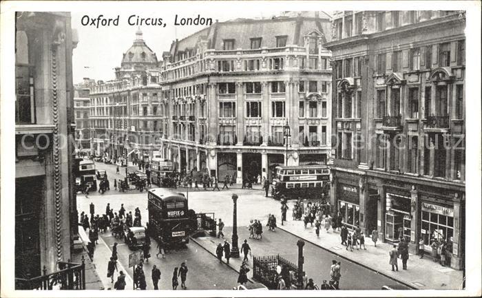 London Oxford Circus Doppeldeckerbus