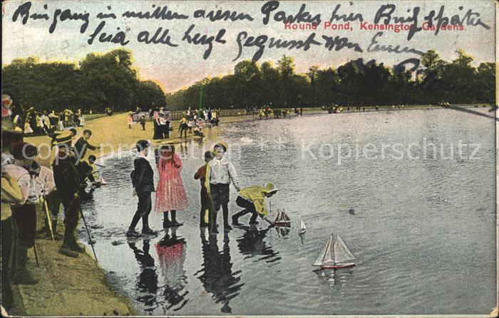 London Round Pond Kensington Gardens