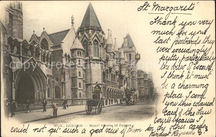 London Royal Courts of Justice