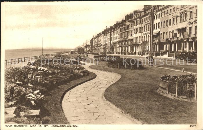 St Leonards on Sea Rock Gardens Marina Promenade