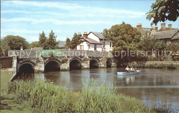 Christchurch Dorset Town Bridge from Convent Walk