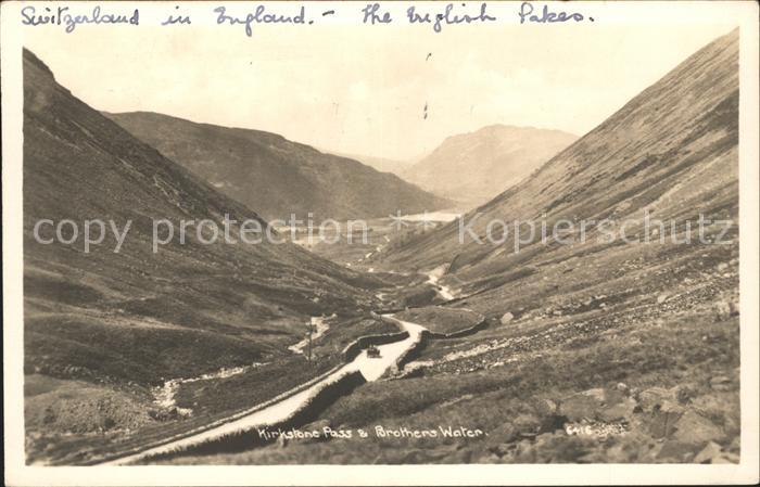 Kirkstone Pass and Brothers Water Panorama Gebirgspass