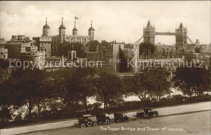 London Tower Bridge and Tower of London