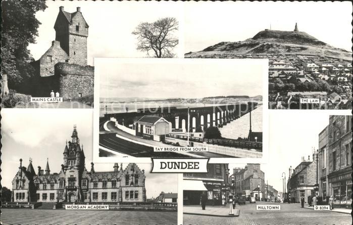 Dundee City Mains Castle The Law Morgan Academy Hill Town Tay Bridge