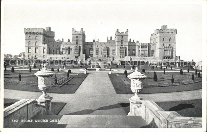 Windsor Castle East Terrace Valentine's Post Card