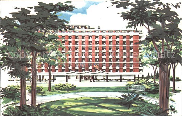 London The Churchill Hotel Illustration