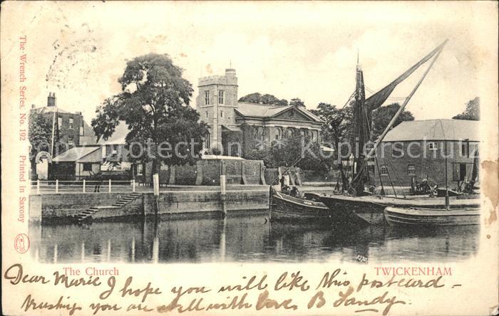 Twickenham Riverside The Church Boat