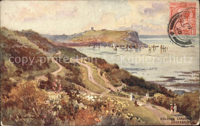 Scarborough UK Holbeck Gardens Kuenstlerkarte Queen Series Set No. 1