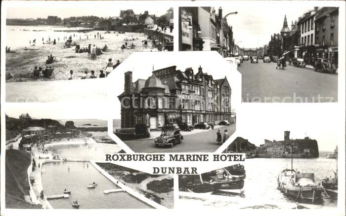 Dunbar Roxburghe Marine Hotel Beach Street Scene