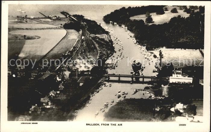 Balloch West Dunbartonshire Aerial view