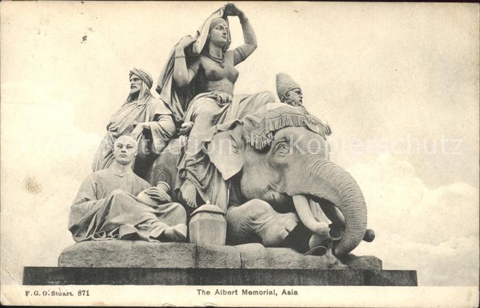 London Albert Memorial Asia by John Henry Foley