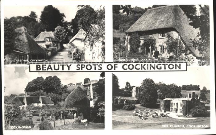 Cockington Village Forge Rose Cottage Church