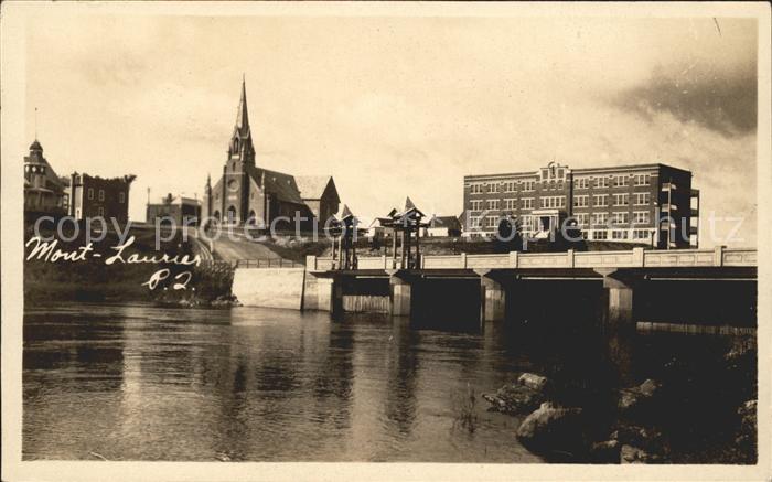 Mont-Laurier Banks of River Du Lievre Bridge Church