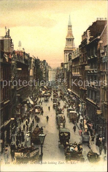 London Cheapside looking East