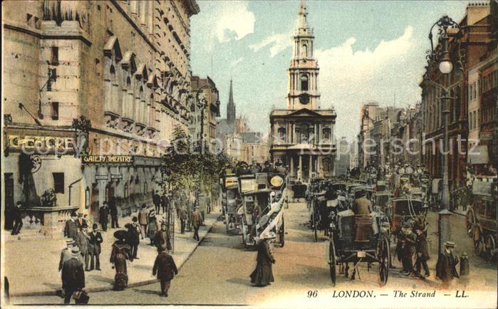 London The Strand Kutschen