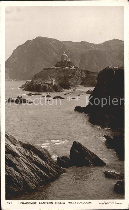 Ilfracombe North Devon Lantern Hill and Hillsborough Coast
