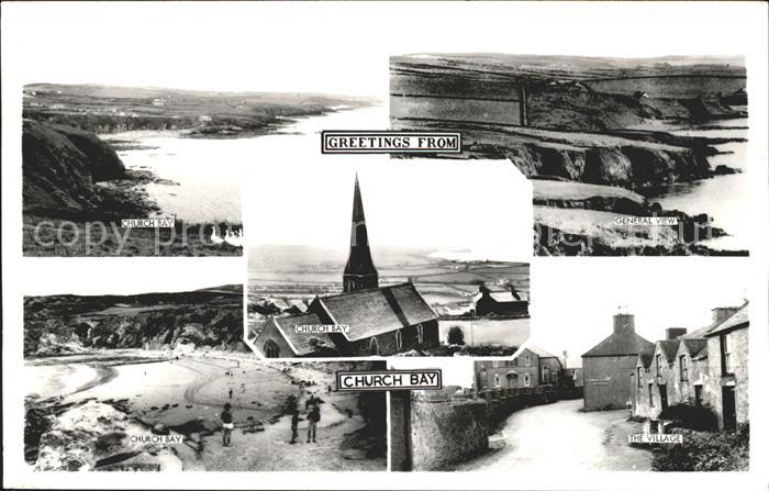 Church Bay General view Coast Beach Church Village