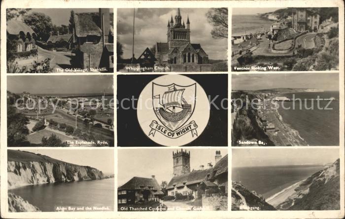 Isle of Wight UK Old Village Shanklin Whippingham Church Ventnor Ryde Esplanade