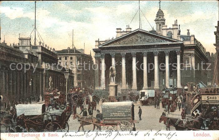 London Royal Exchange and Bank of England Memorial Kutsche